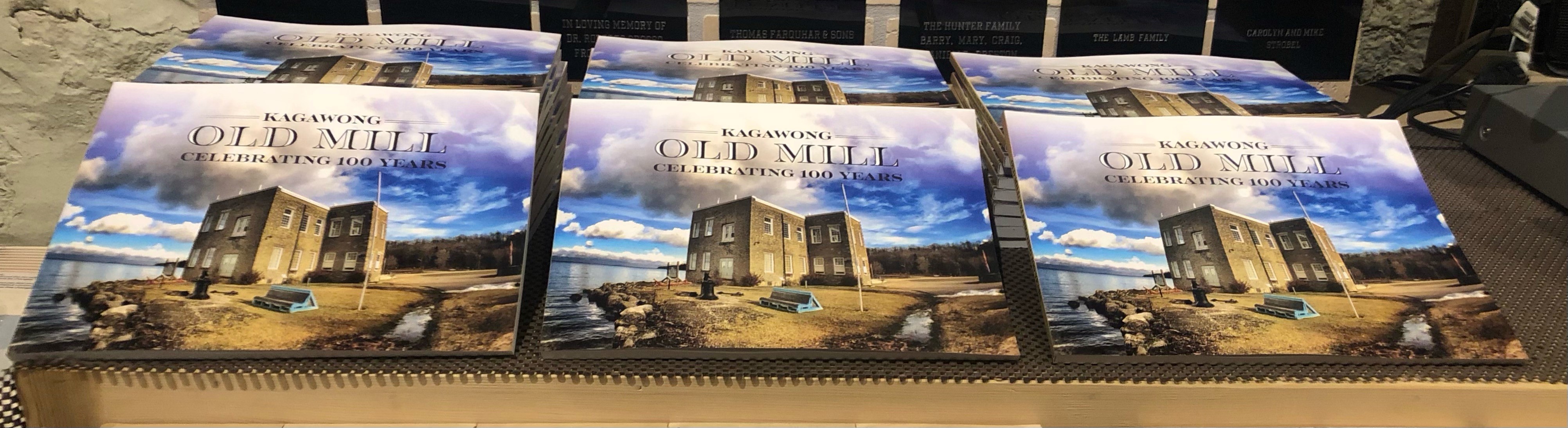 Breaking News! The 100th Anniversary Old Mill book has arrived and is on sale at the Old Mill Heritage Centre and at the Kagawong Market.