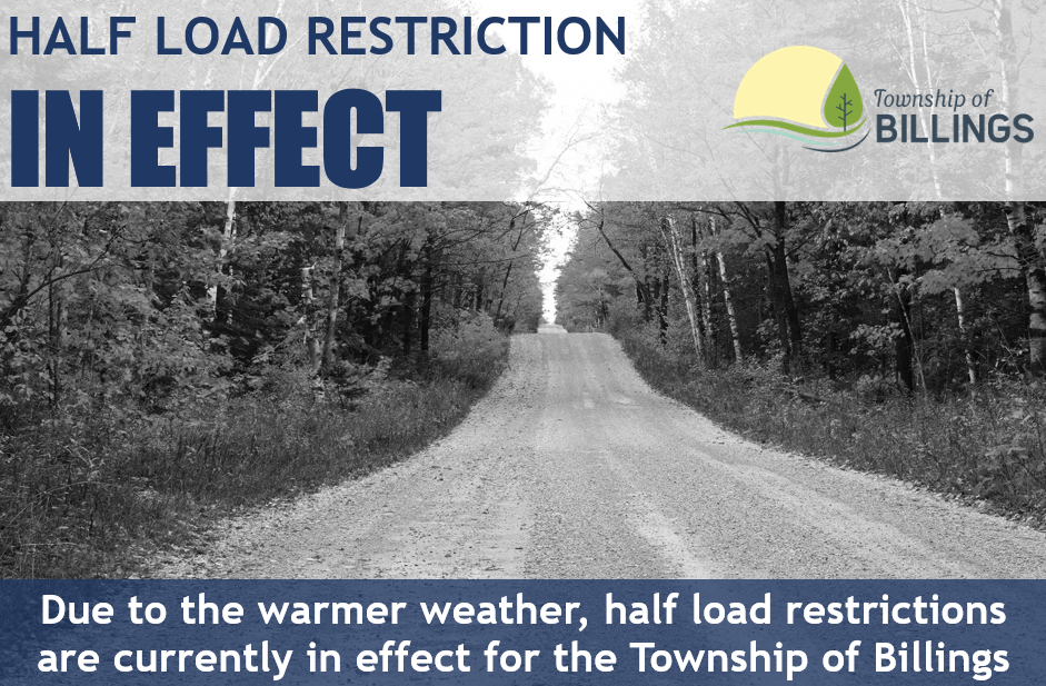 Half Load Restriction in Effect